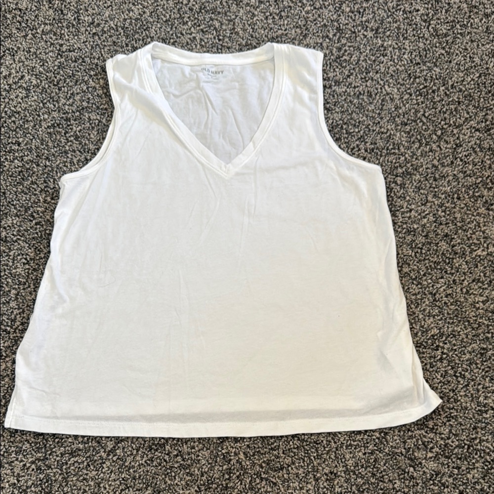 Old Navy White Tank Top